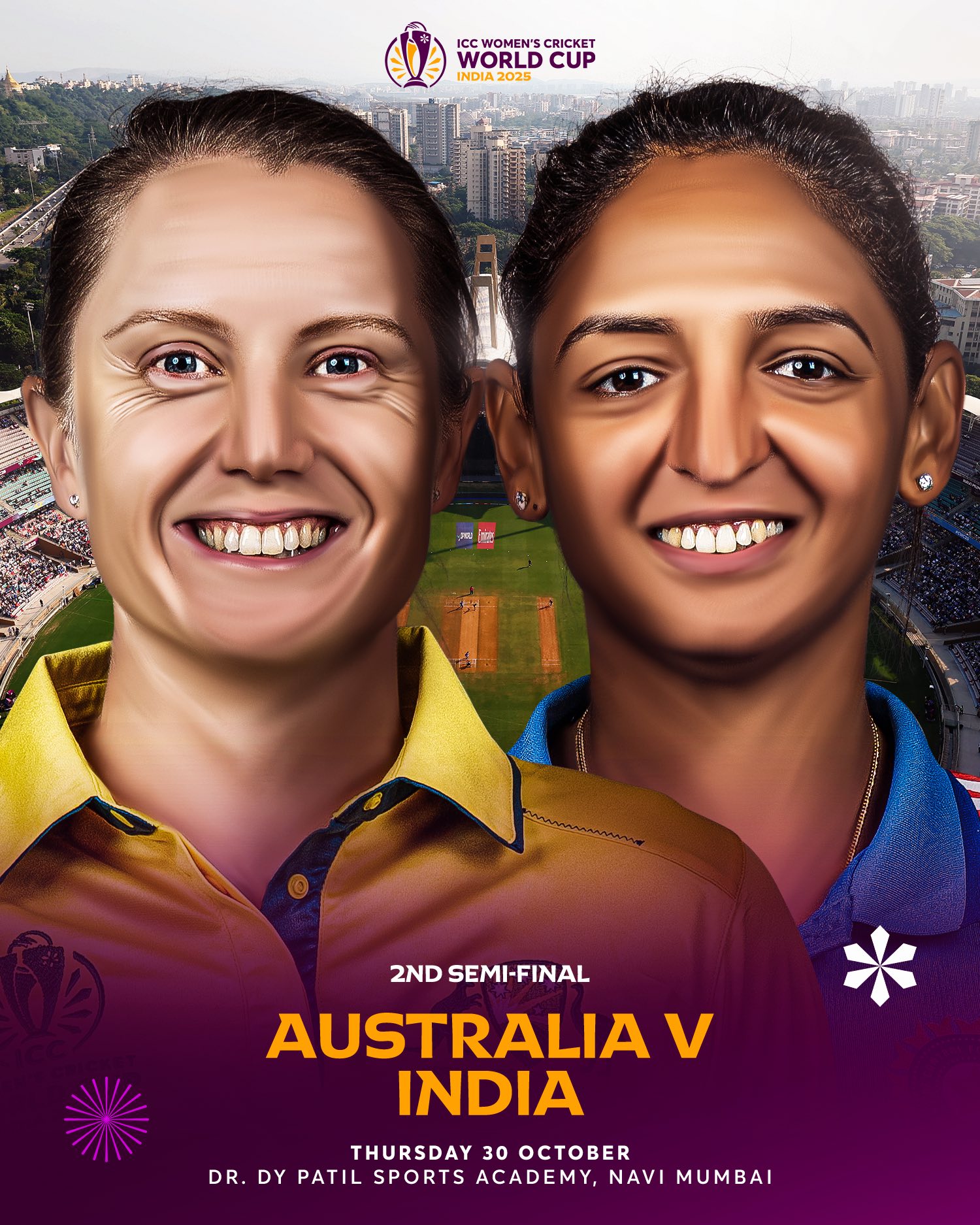 Women's World Cup 2025 semi final full schedule date time venue IND vs AUS and SA vs ENG Women's World Cup 2025 semi final full schedule date time venue IND vs AUS and SA vs ENG