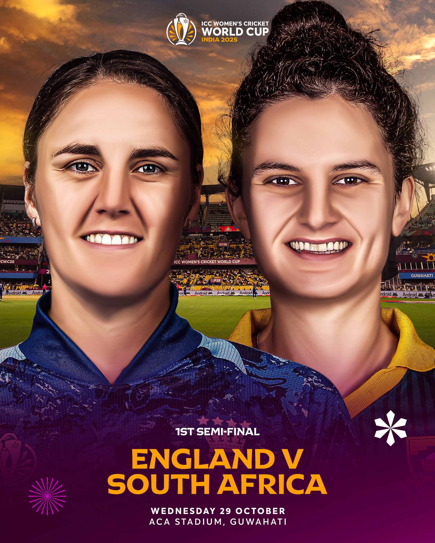 Women's World Cup 2025 semi final full schedule date time venue IND vs AUS and SA vs ENG Women's World Cup 2025 semi final full schedule date time venue IND vs AUS and SA vs ENG