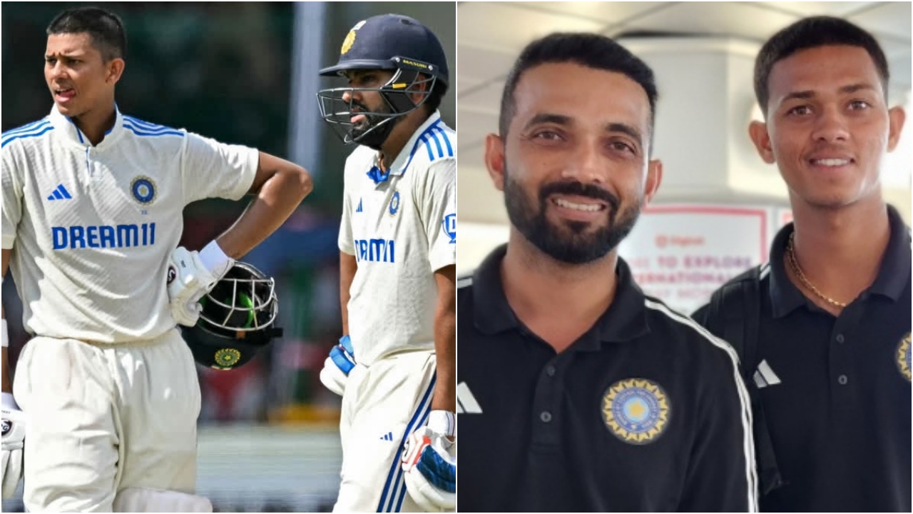 Ajinkya Rahane Yashasvi Jaiswal And Rohit Sharma