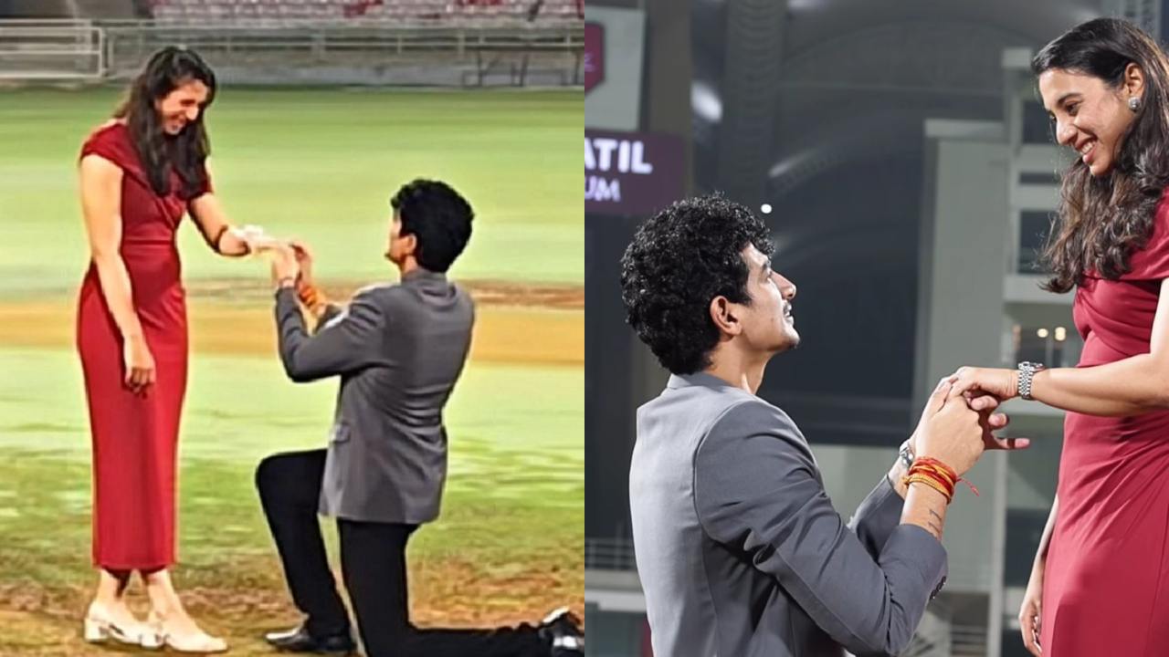 Palash Muchhal and Smriti Mandhana