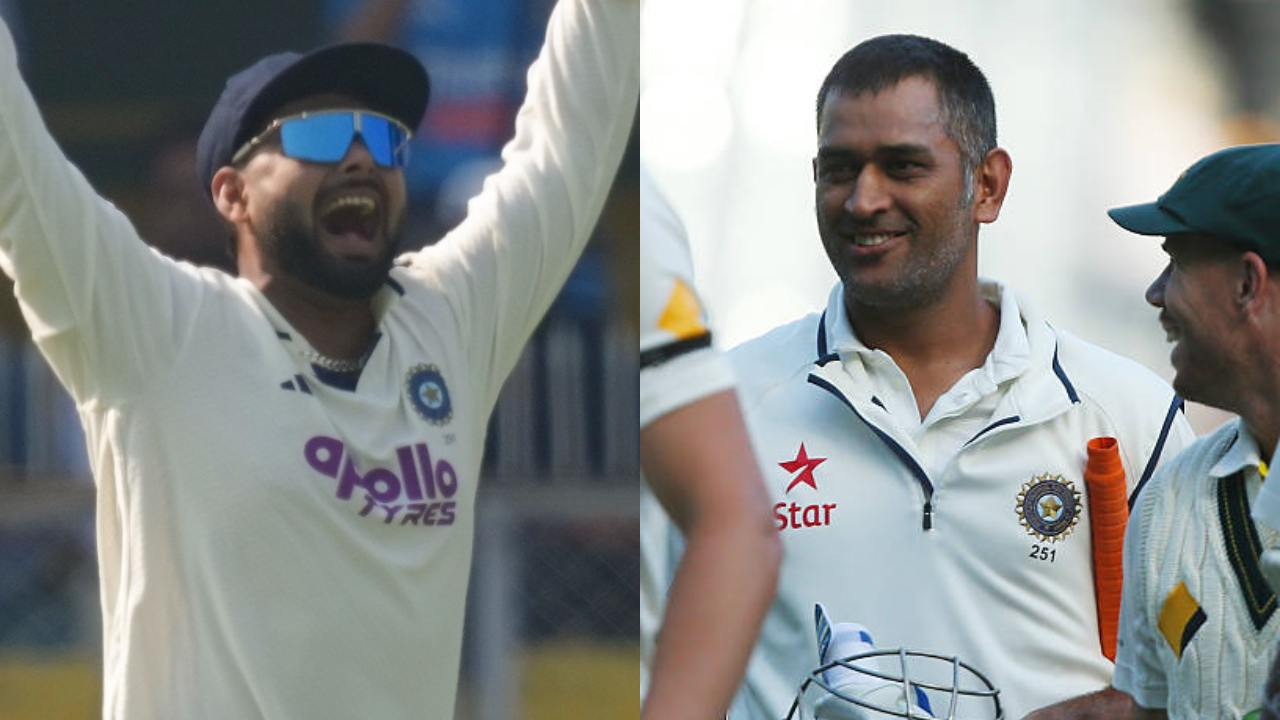 Rishabh Pant and MS Dhoni