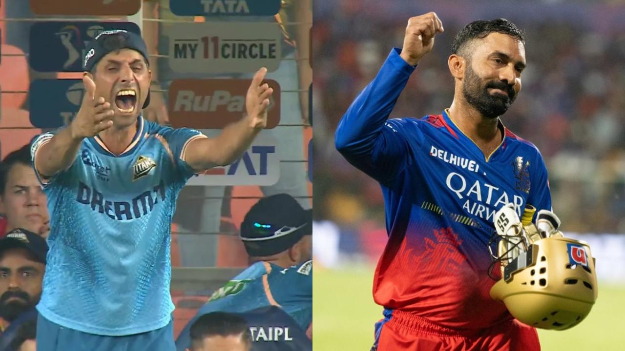 Ashish Nehra abuse Dinesh Karthik