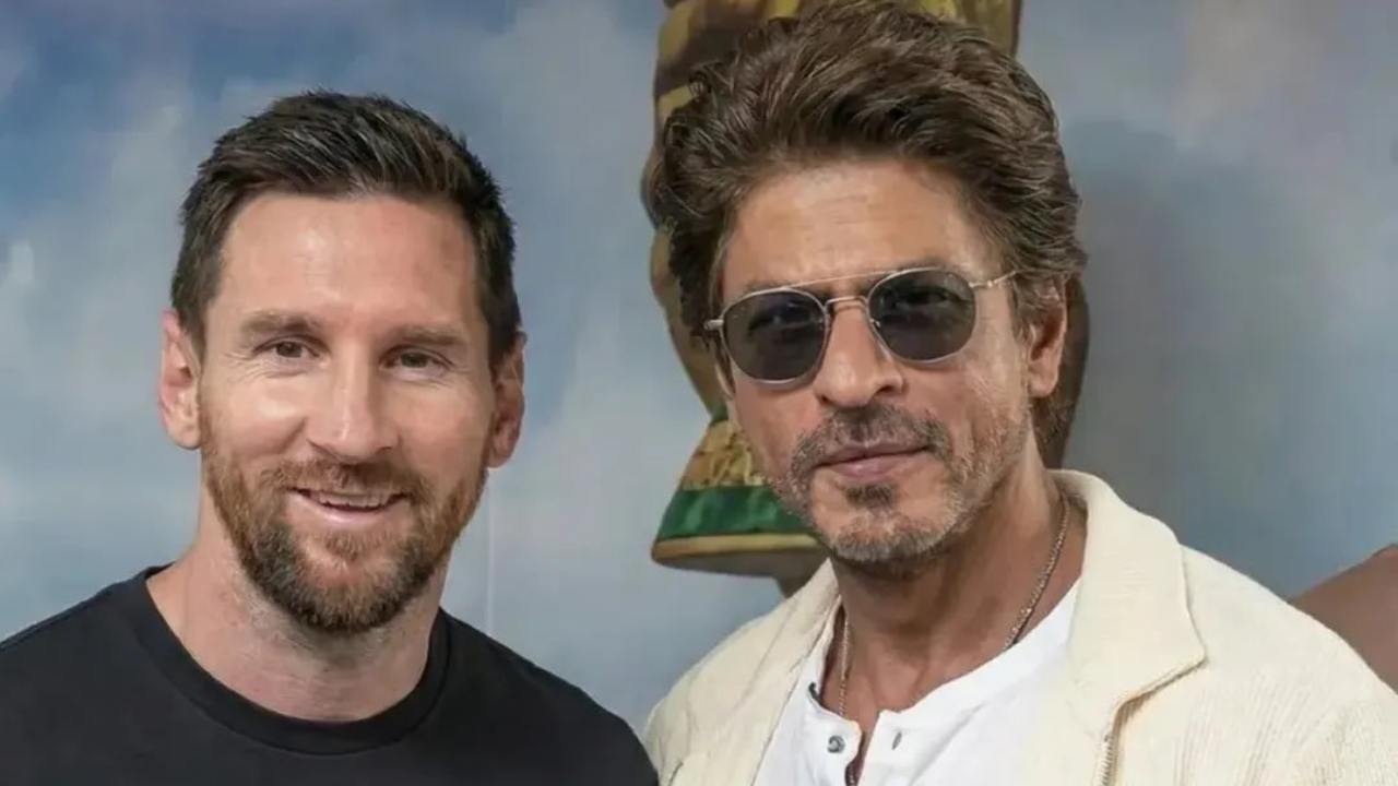 Lionel Messi and Shah Rukh Khan
