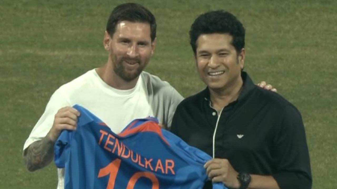 Lionel Messi and Sachin Tendulkar