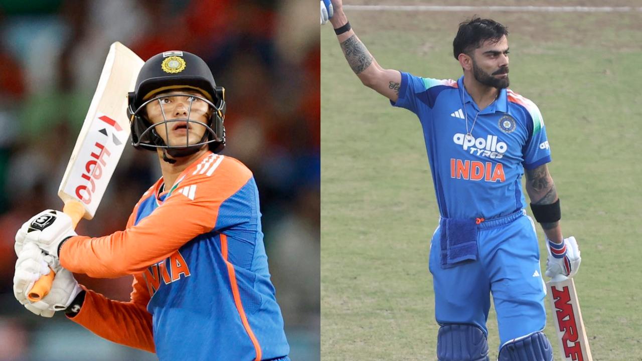 Abhishek Sharma and Virat Kohli