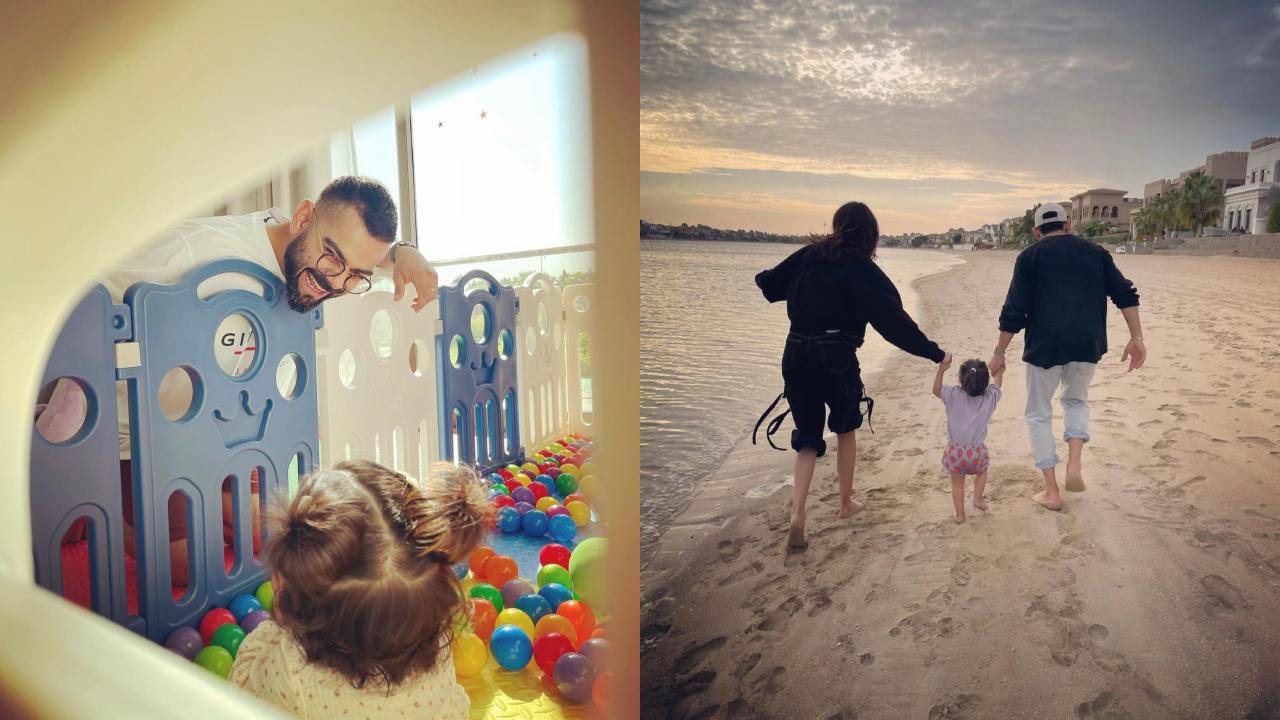 Virat Kohli spending quality time with family