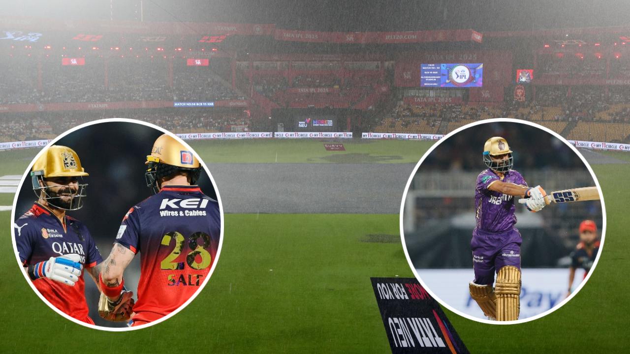 If IPL 2025 RCB vs KKR 58th Match abandoned due to rain then which team will be harmed