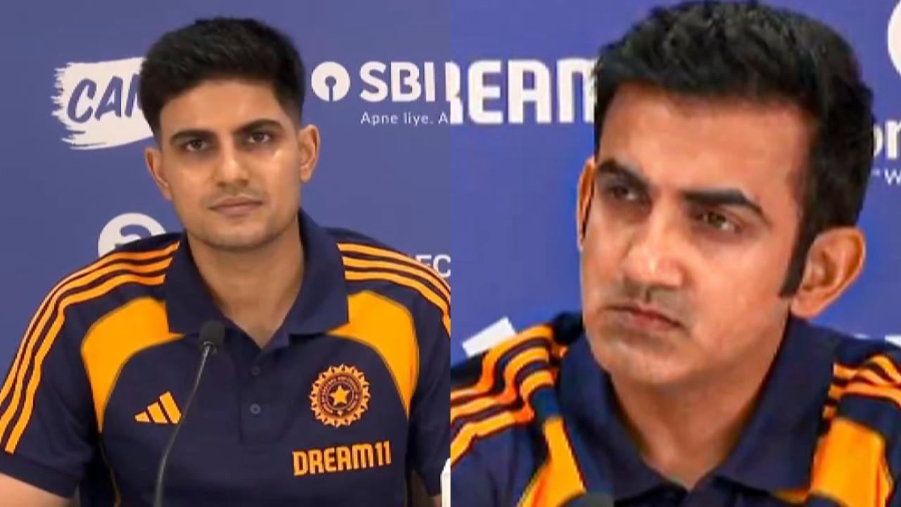 Shubman Gill and Gautam Gambhir Press Conference