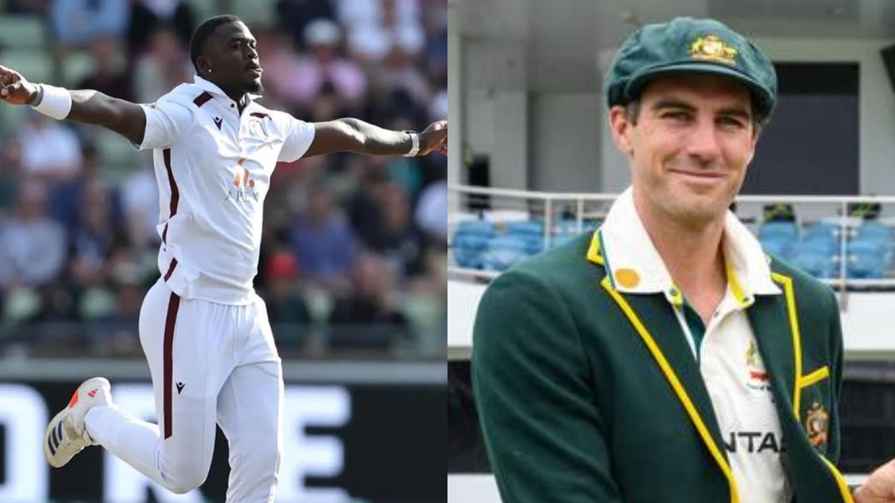 Jayden Seales and Pat Cummins