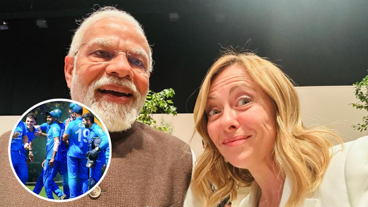 Narendra Modi and Giorgia Meloni