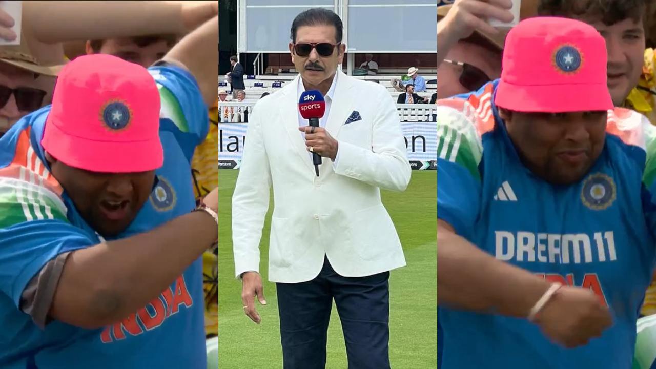 Ravi Shastri reaction India fan