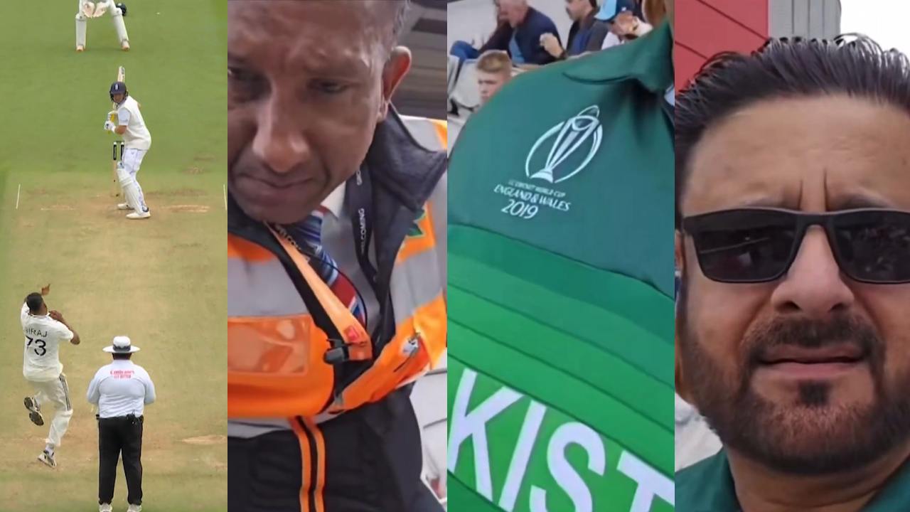 Fan with Pakistan jersey in IND vs ENG Test