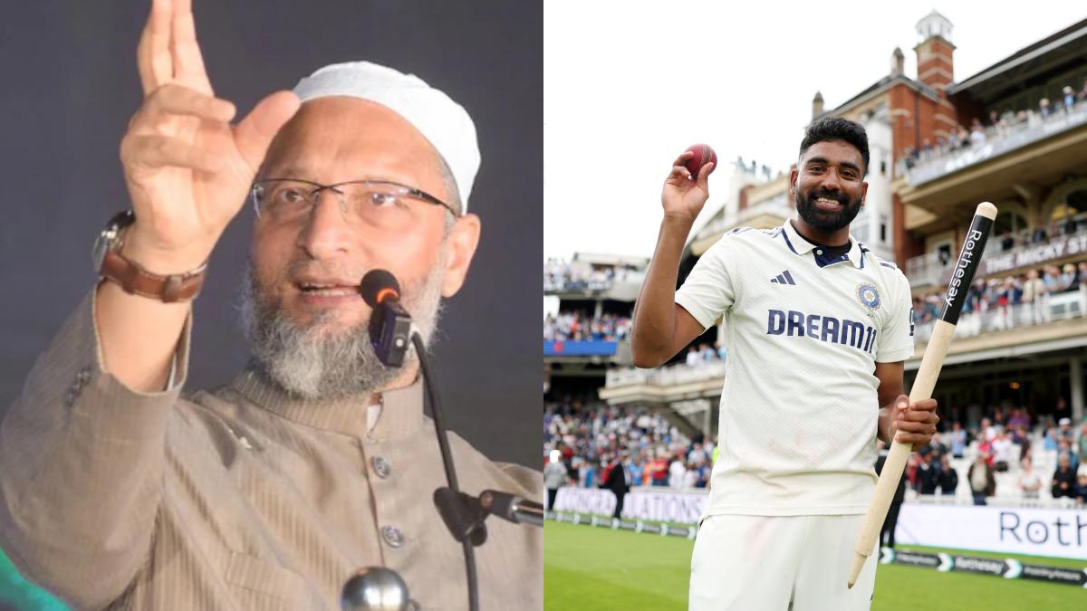 Asaduddin Owaisi praise Mohammed Siraj