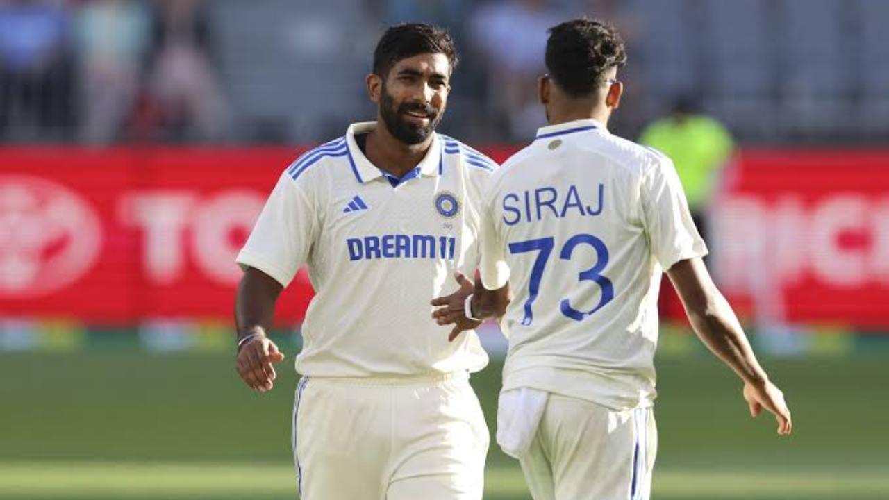 Mohammed Siraj and Jasprit Bumrah