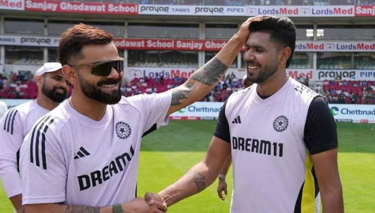 Harshit Rana and Virat Kohli