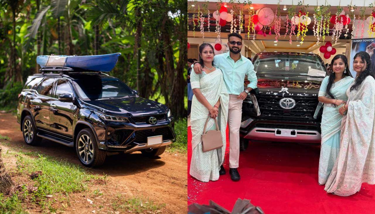 Akash Deep new car TOYOTA Fortuner price