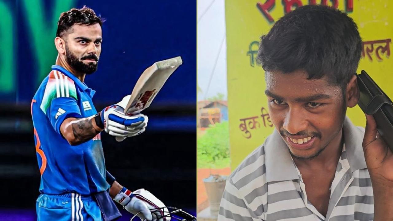 Virat Kohli and Manish Bisi 