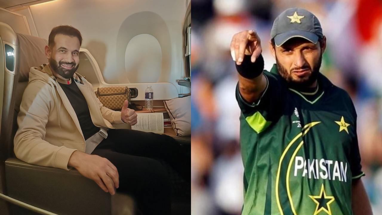 Irfan Pathan and Shahid Afridi 