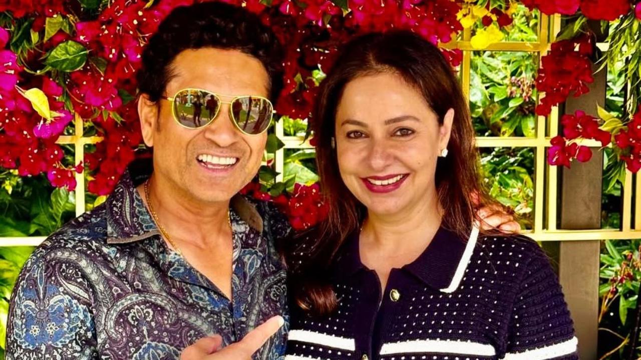 Sachin Tendulkar and Anjali Tendulkar