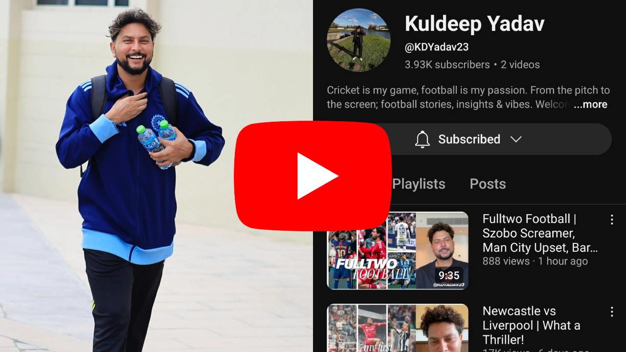 Kuldeep Yadav started youtube channel