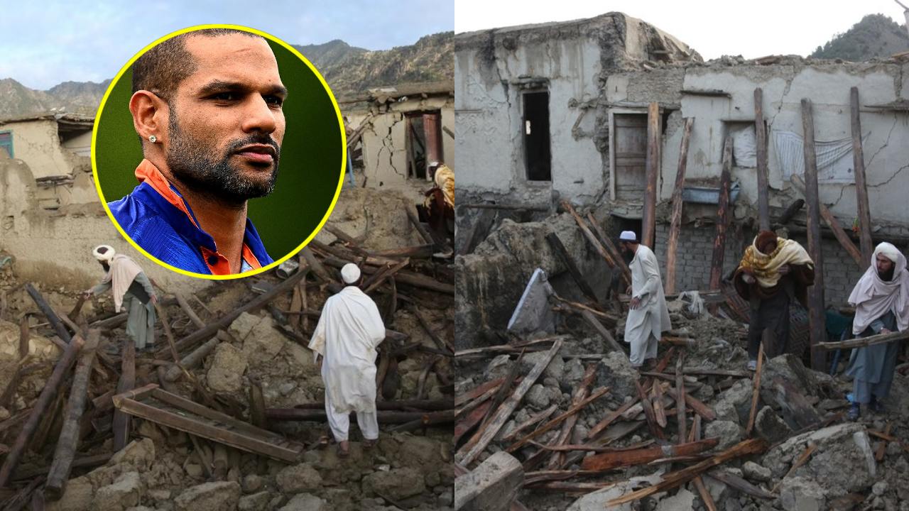 Shikhar Dhawan on Afghanistan Earthquake