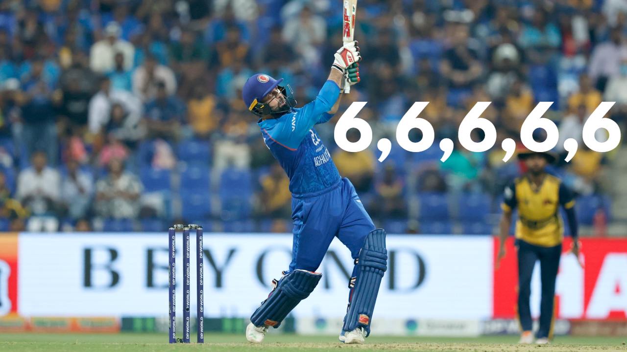 Mohammad Nabi 5 sixes