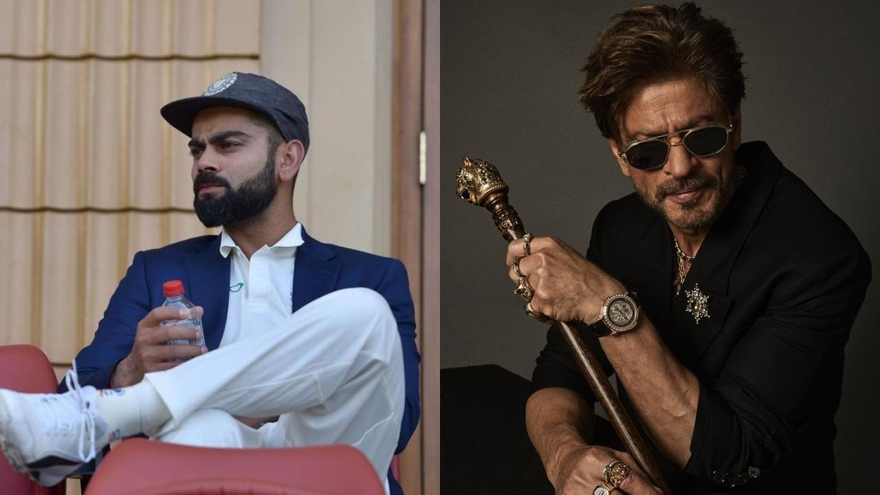 Virat Kohli and Shah Rukh Khan