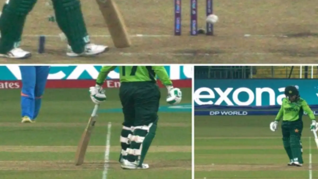 IND vs PAK Muneeba Ali controversial run out