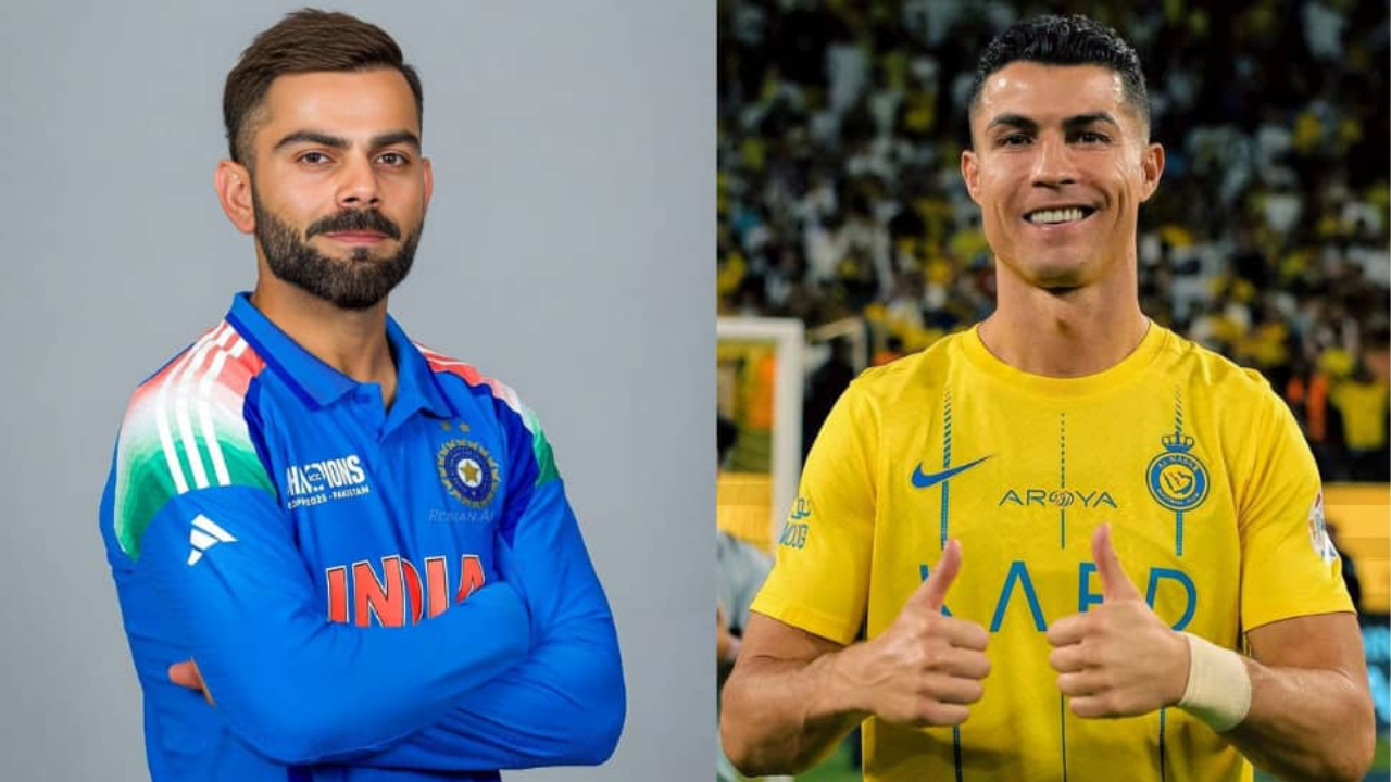 Virat Kohli and Cristiano Ronaldo