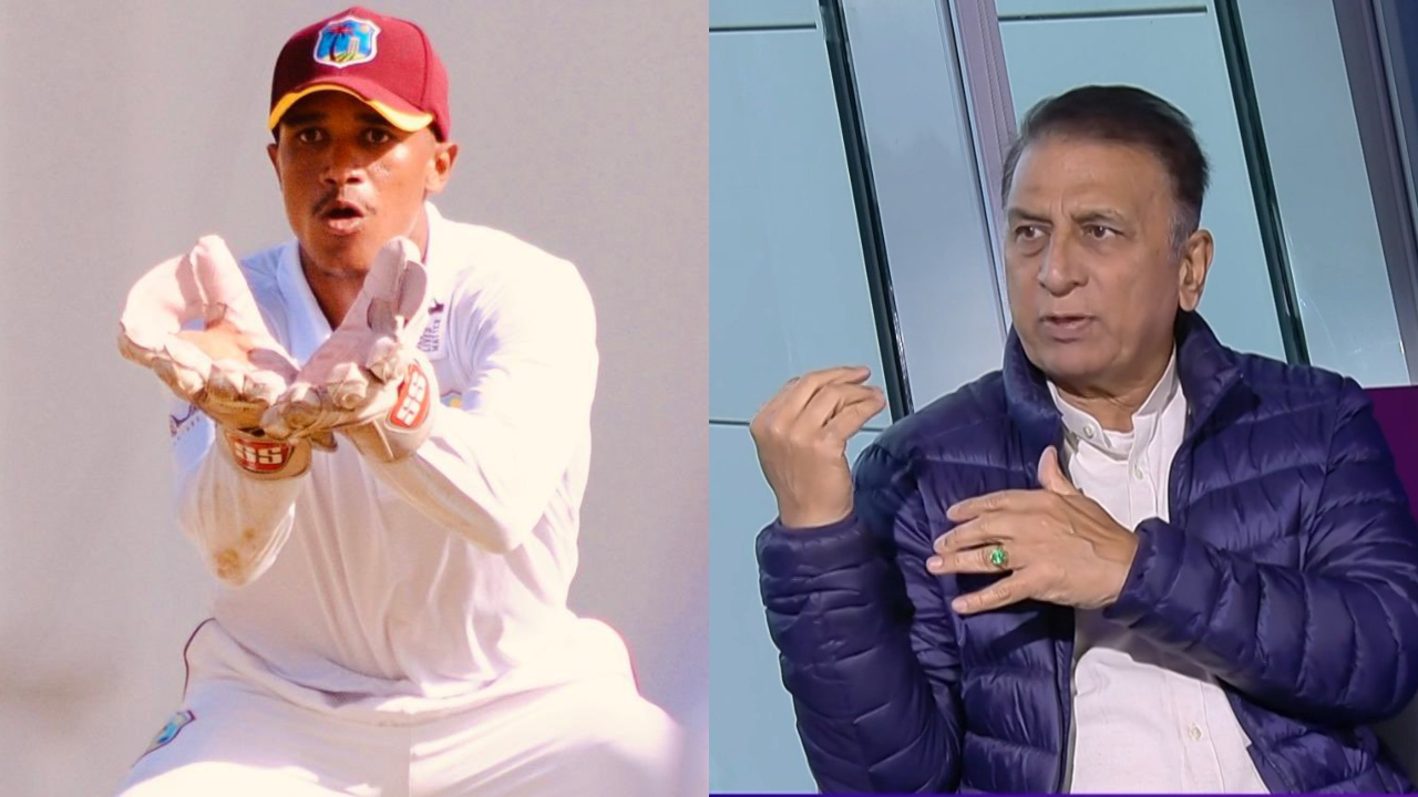 Sunil Gavaskar and Tevin Imlach