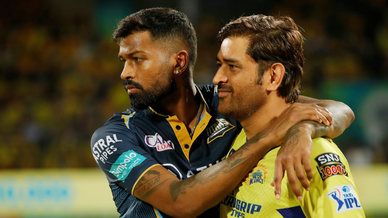 Hardik Pandya and MS Dhoni