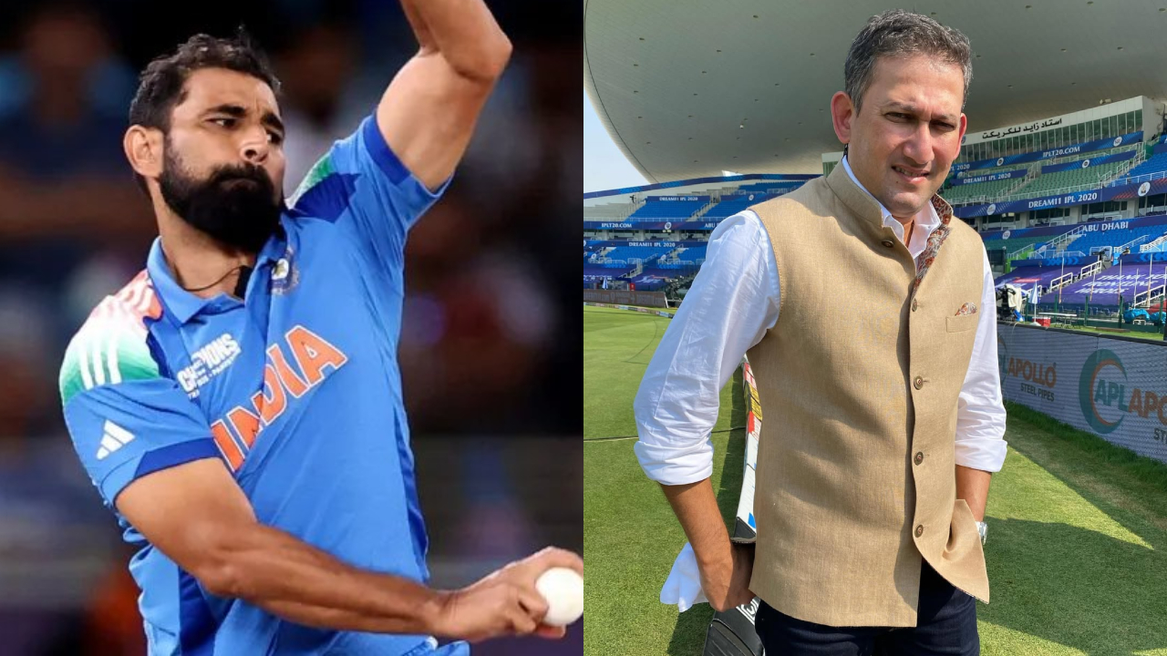 Mohammed Shami and Ajit Agarkar