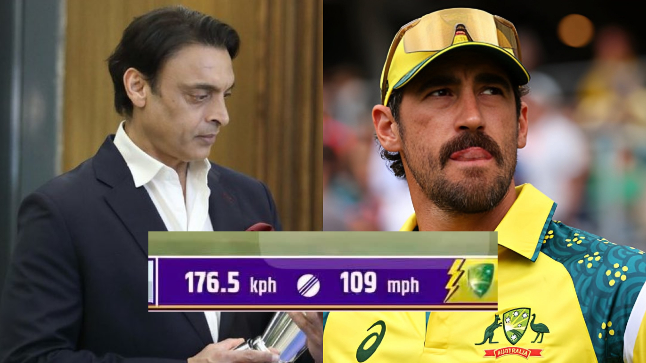Mitchell Starc and Shoaib Akhtar