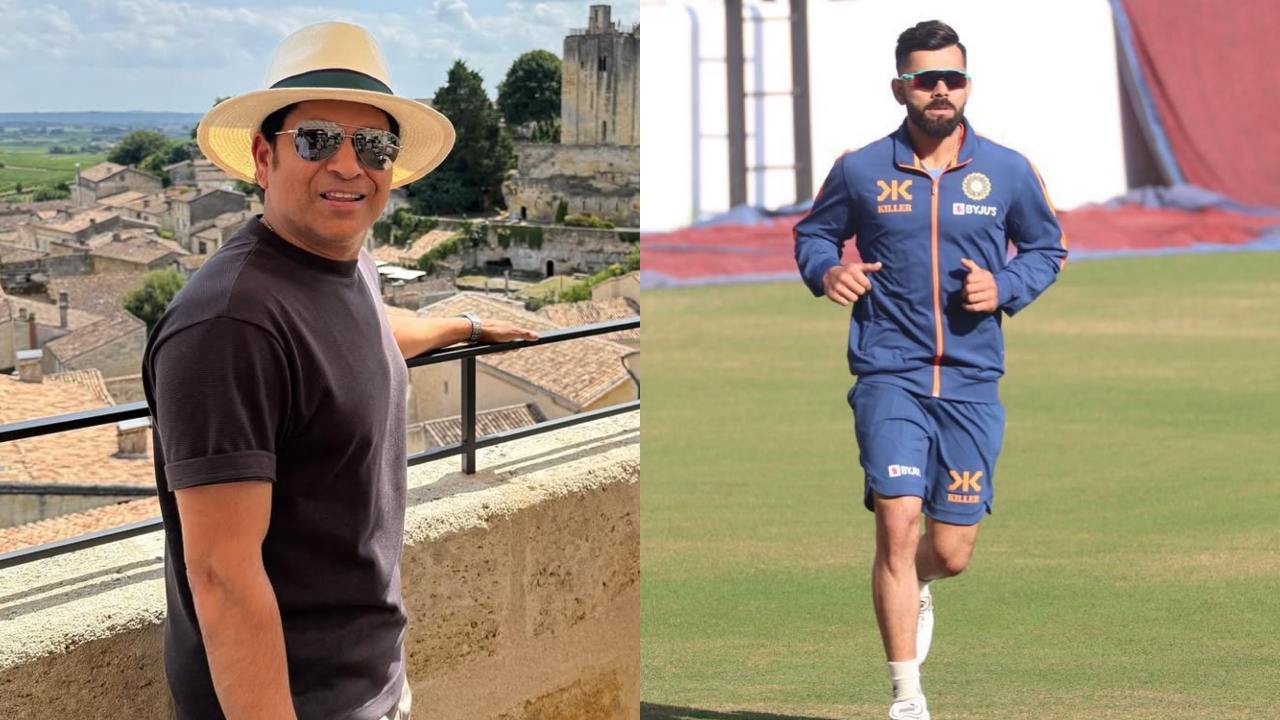 Virat Kohli and Sachin Tendulkar (Ajay Jadeja)