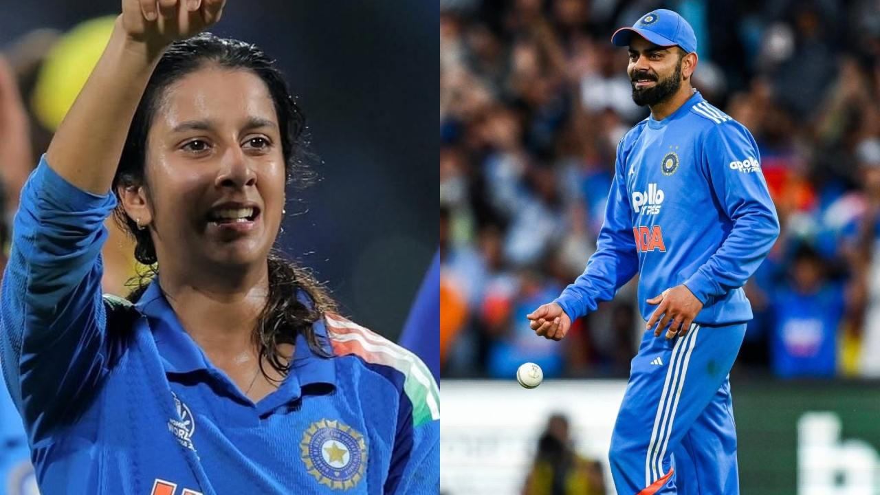 Jemimah Rodrigues and Virat Kohli