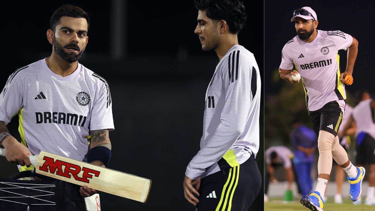 indian-team-geared-up-for-the-champions-trophy-final-as-top-players-were-seen-sweating-it-out-in-the-nets