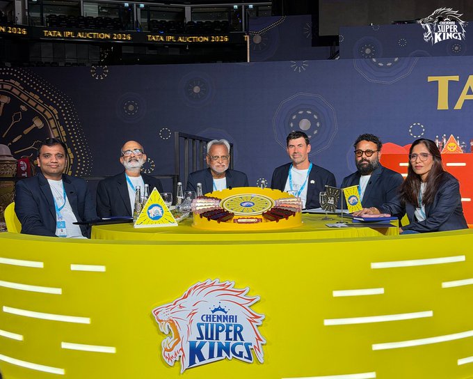 Chennai Super Kings In IPL 2026 Auction