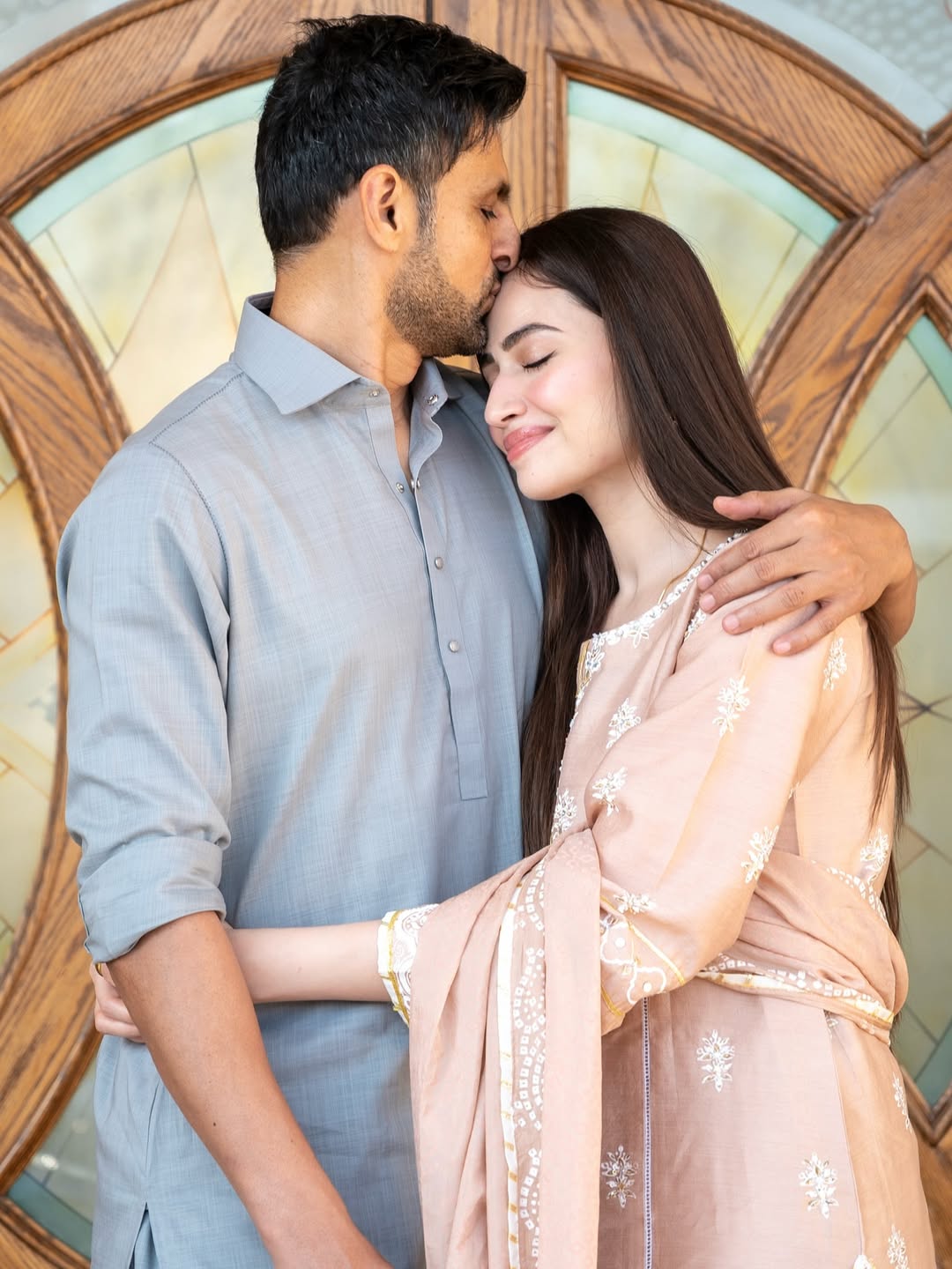 Shoaib Malik and Sana Javed