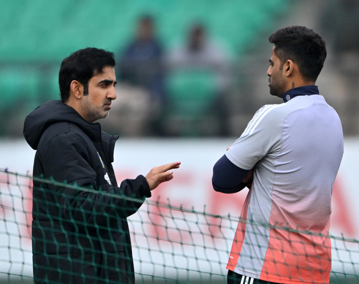 Suryakumar Yadav and Gautam Gambhir Suryakumar Yadav and Gautam Gambhir