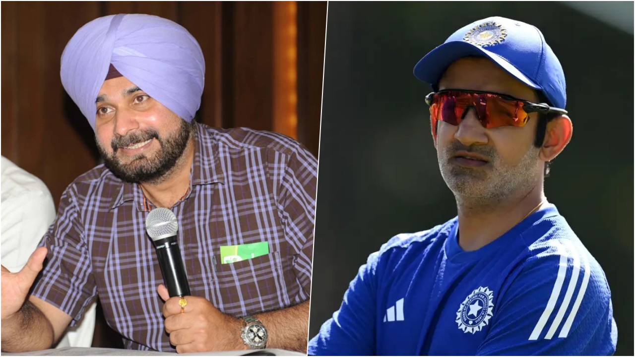 Gautam Gambhir And Navjot Singh Siddhu