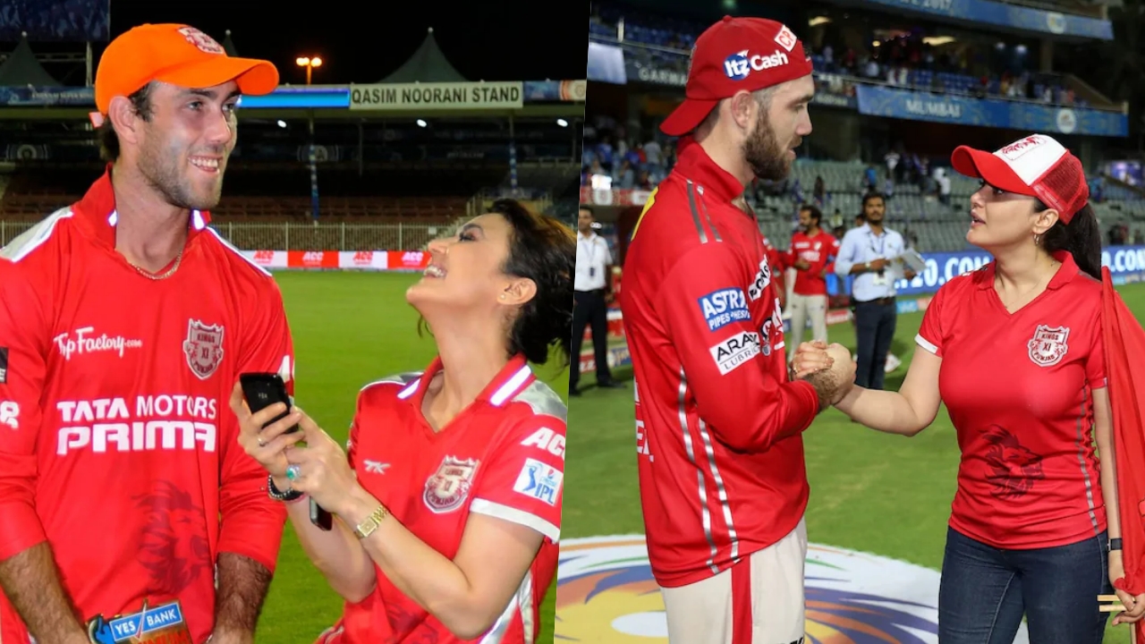 Glenn Maxwell Preity Zinta