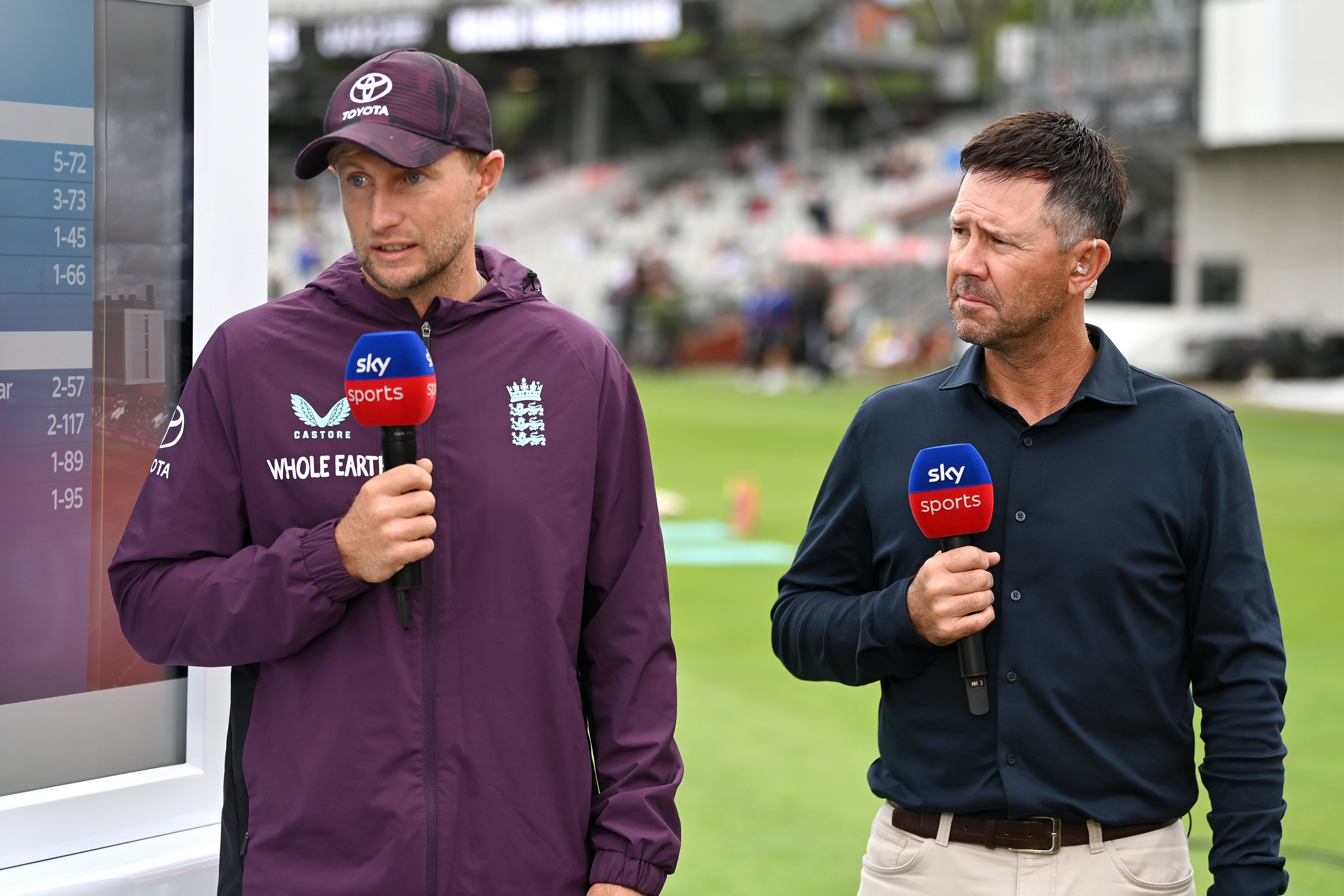 Ricky Ponting and Joe Root