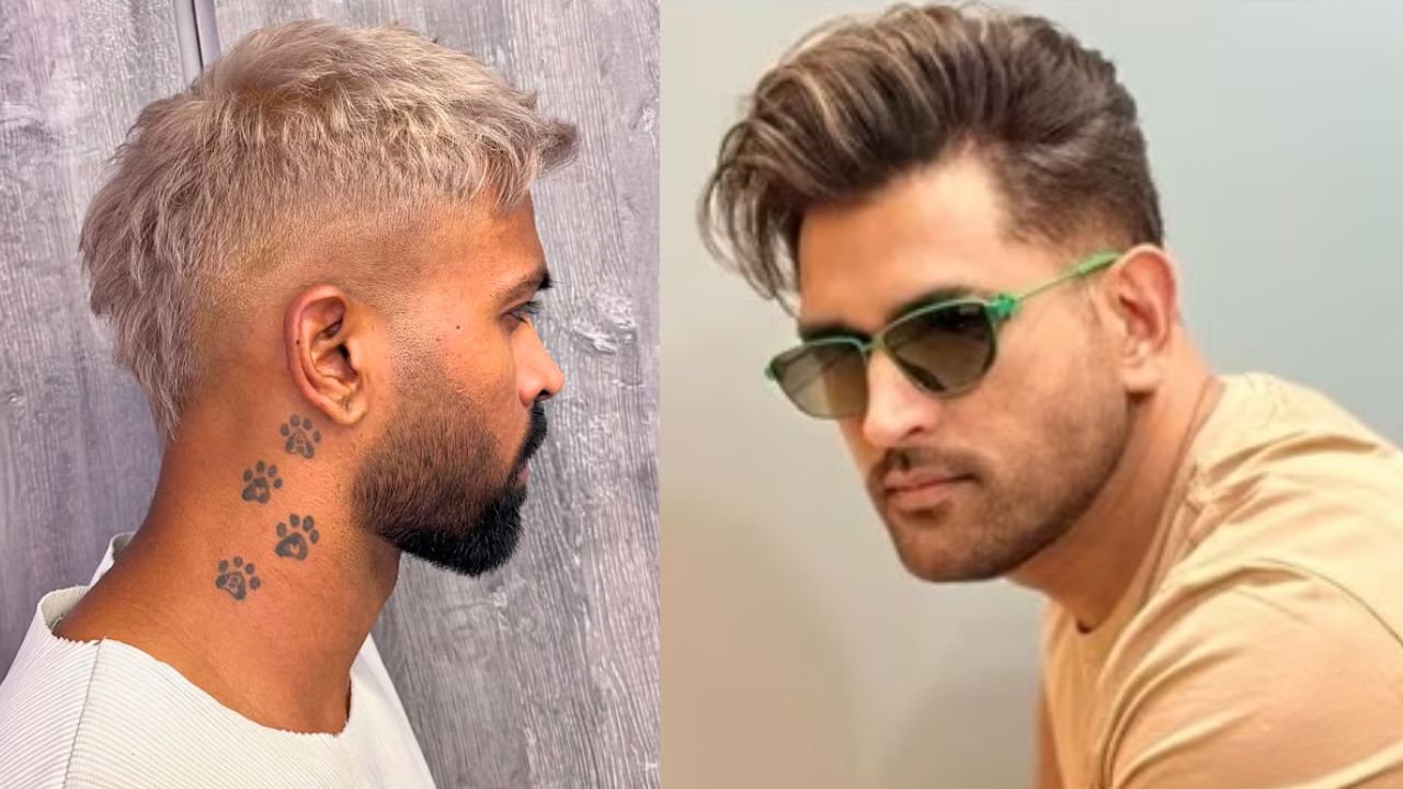 Hardik Pandya New Hairstyle Viral Most Unique Haircuts Of Indian Batsmen