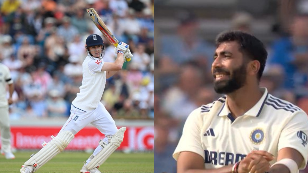 Harry Brook and Jasprit Bumrah