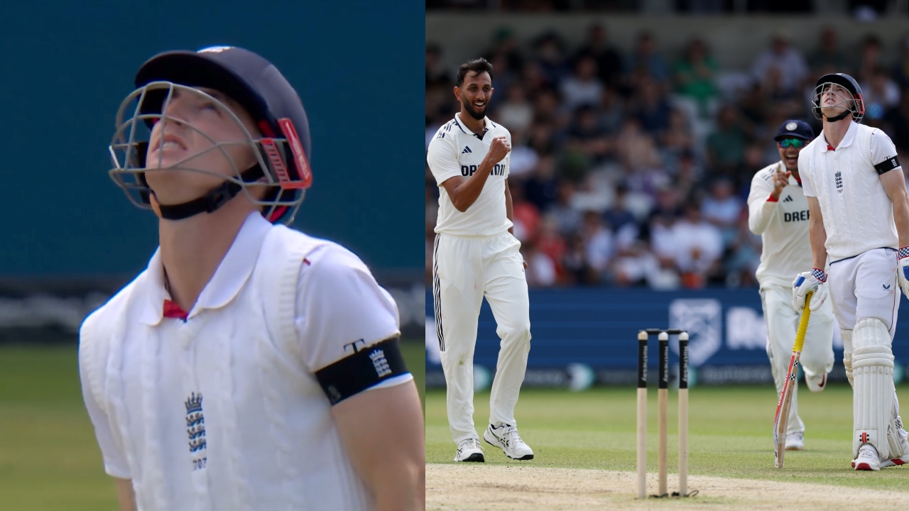 Harry Brook dismissed on 99