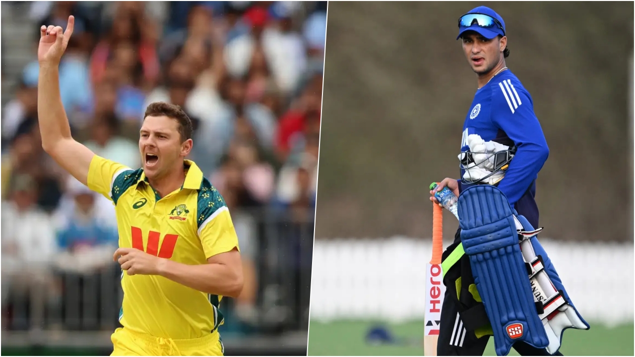 IND Vs AUS Abhishek Sharma Josh Hazlewood