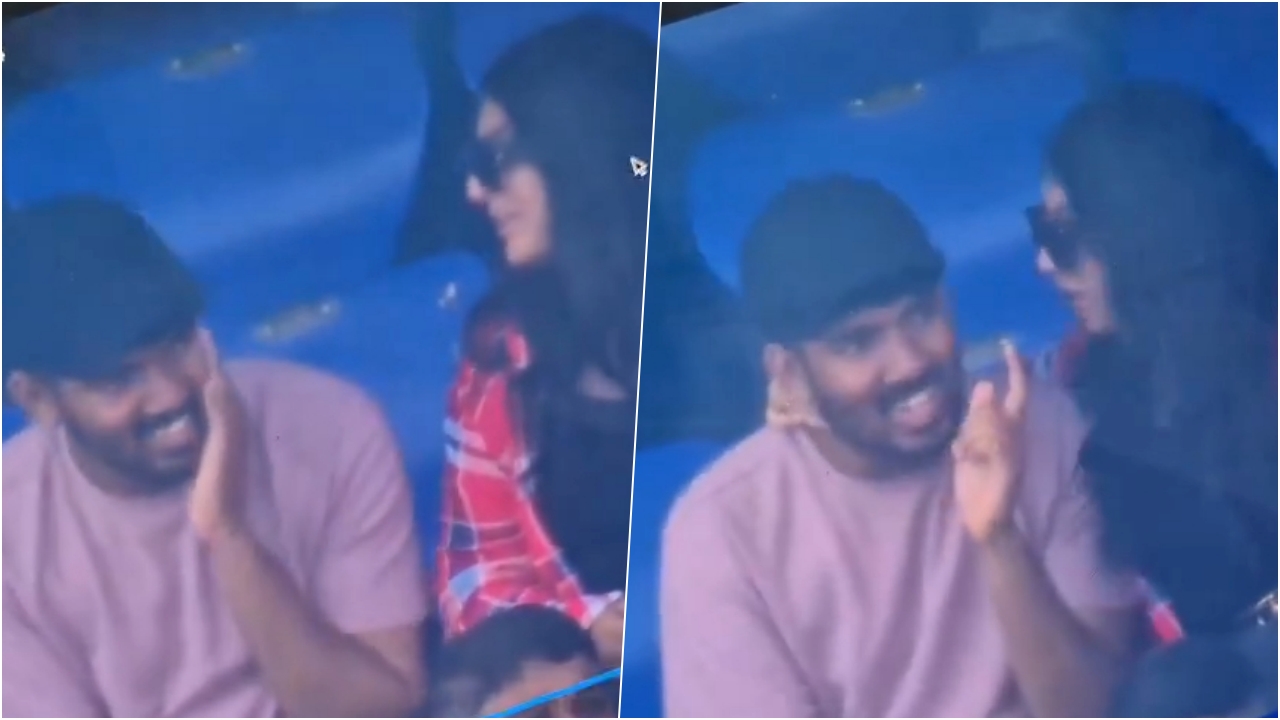 IND Vs WI Girl Slap