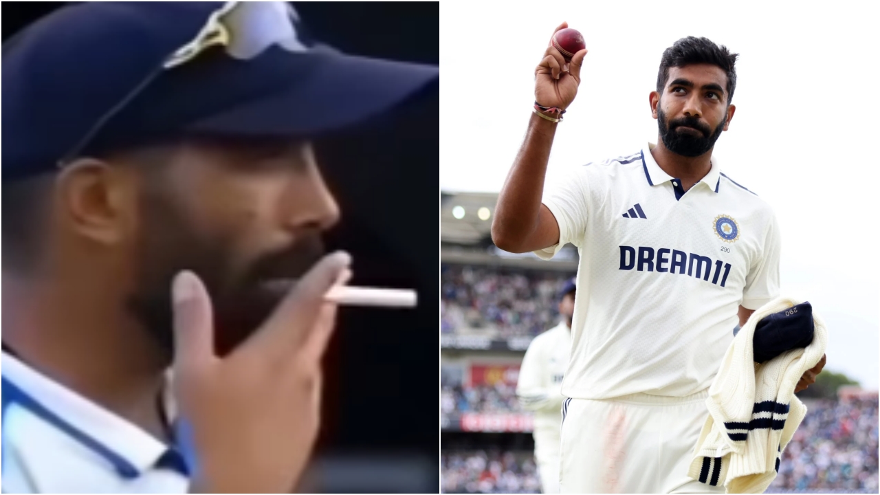 Jasprit Bumrah Cigratte