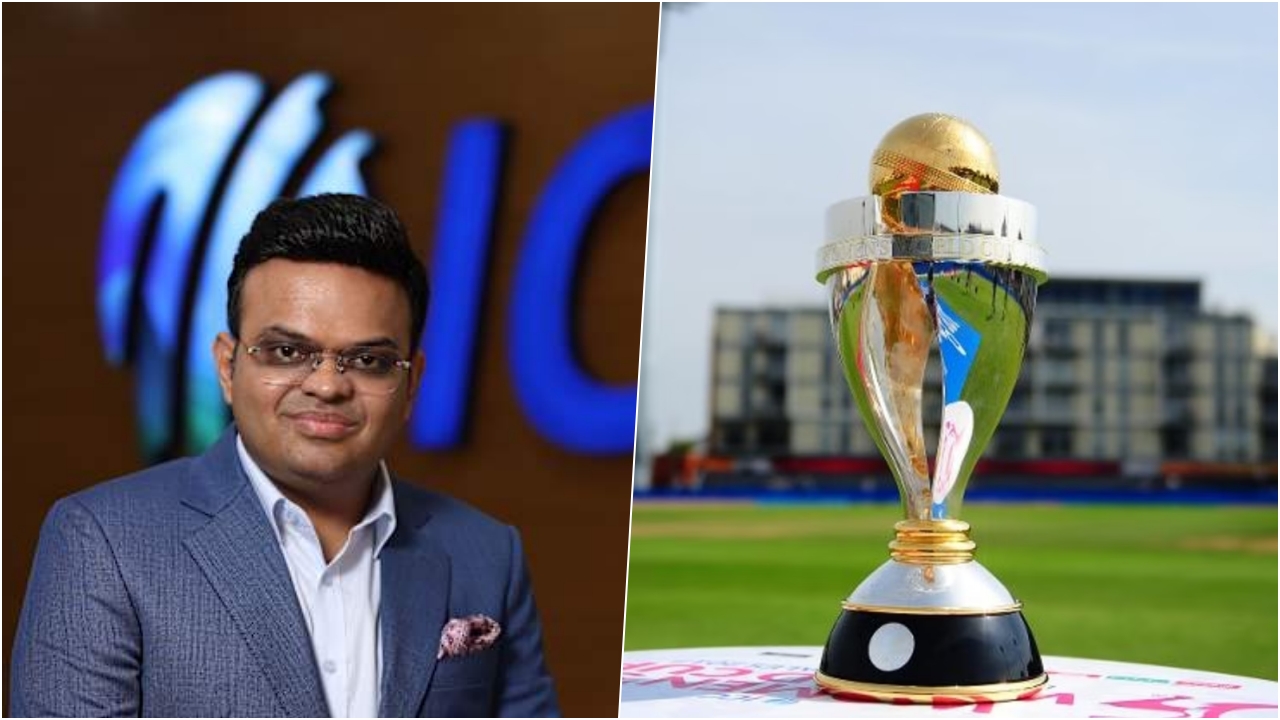 Jay Shah And ICC Women S World Cup Trophy