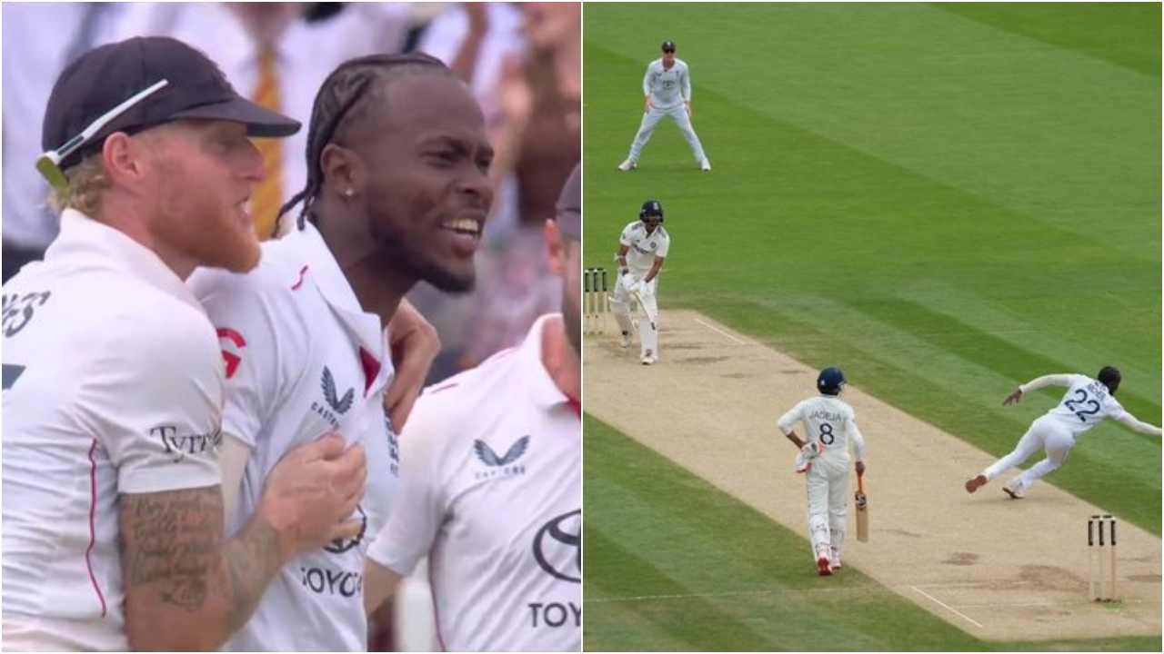 Jofra Archer Catch Vs Washington Sundar